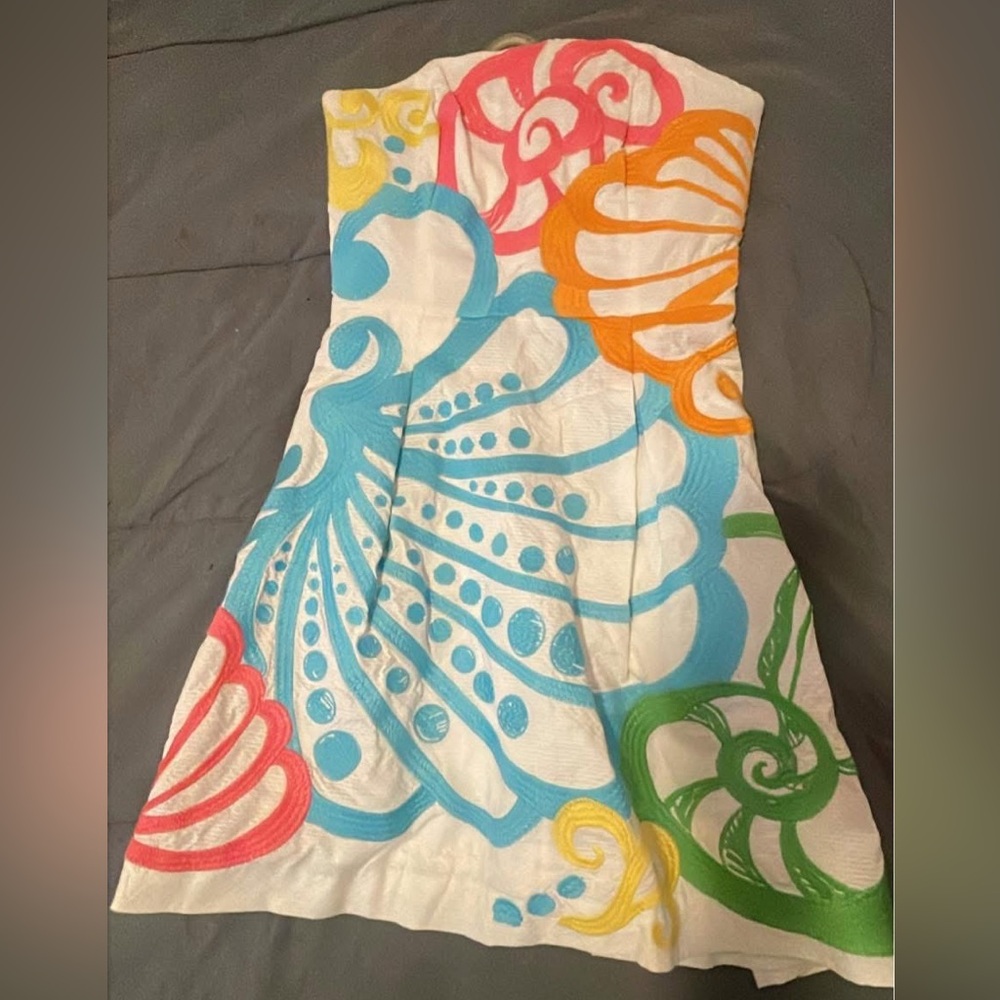 Lilly Pulitzer strapless cute dress